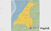 Savanna Style 3D Map of Morondava
