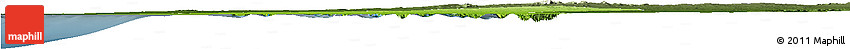 Physical Horizon Map of Morondava, darken