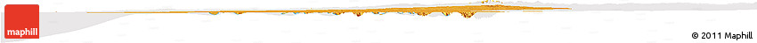Political Horizon Map of Morondava, cropped outside