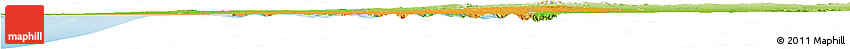 Political Horizon Map of Morondava, physical outside Political Horizon Map of Morondava, physical outside
