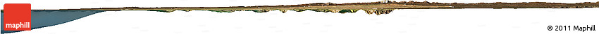 Satellite Horizon Map of Morondava, darken