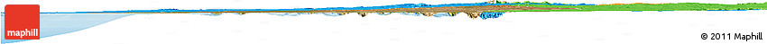 Satellite Horizon Map of Morondava, political outside