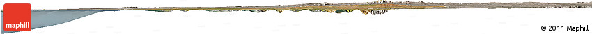 Satellite Horizon Map of Morondava, semi-desaturated