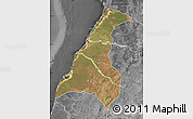 Satellite Map of Morondava, desaturated