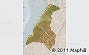 Satellite Map of Morondava, lighten