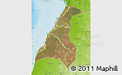 Satellite Map of Morondava, physical outside