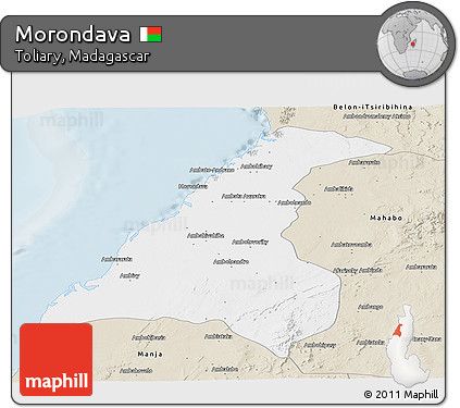 Classic Style Panoramic Map of Morondava