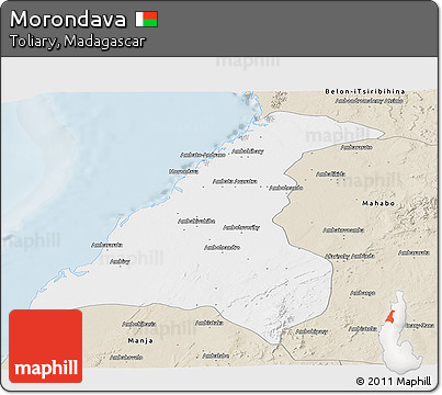 Classic Style Panoramic Map of Morondava