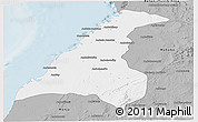 Gray Panoramic Map of Morondava