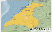 Savanna Style Panoramic Map of Morondava