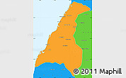 Political Simple Map of Morondava