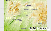 Physical 3D Map of Sakaraha