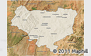 Shaded Relief 3D Map of Sakaraha, satellite outside