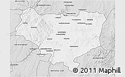 Silver Style 3D Map of Sakaraha