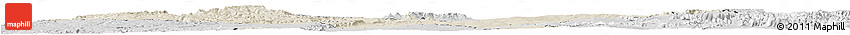Shaded Relief Horizon Map of Sakaraha, desaturated