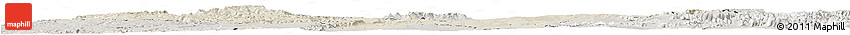 Shaded Relief Horizon Map of Sakaraha, semi-desaturated