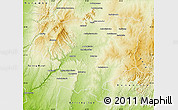 Physical Map of Sakaraha