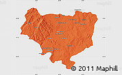 Political Map of Sakaraha, single color outside