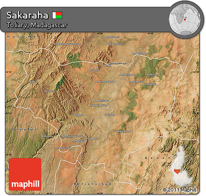 Satellite Map of Sakaraha