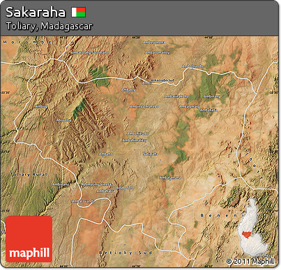 Satellite Map of Sakaraha