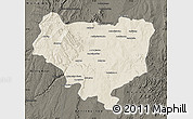 Shaded Relief Map of Sakaraha, darken