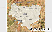 Shaded Relief Map of Sakaraha, satellite outside