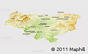 Physical Panoramic Map of Sakaraha, cropped outside
