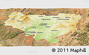 Physical Panoramic Map of Sakaraha, satellite outside