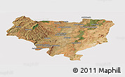 Satellite Panoramic Map of Sakaraha, cropped outside