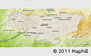 Shaded Relief Panoramic Map of Sakaraha, physical outside