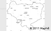 Blank Simple Map of Sakaraha, cropped outside