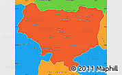 Political Simple Map of Sakaraha