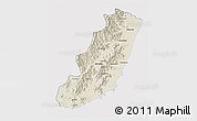 Shaded Relief 3D Map of Taolagnaro (F-Dauphin), cropped outside
