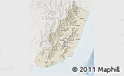 Shaded Relief 3D Map of Taolagnaro (F-Dauphin), lighten