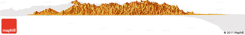 Political Horizon Map of Taolagnaro (F-Dauphin), cropped outside