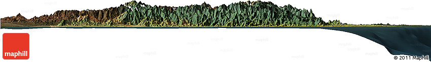 Satellite Horizon Map of Taolagnaro (F-Dauphin), darken
