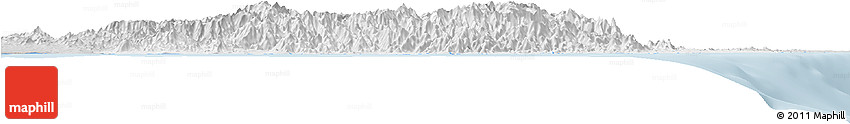 Silver Style Horizon Map of Taolagnaro (F-Dauphin)