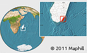 Satellite Location Map of Taolagnaro (F-Dauphin), highlighted country