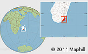 Savanna Style Location Map of Taolagnaro (F-Dauphin), highlighted country