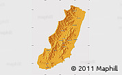 Political Map of Taolagnaro (F-Dauphin), cropped outside