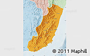 Political Map of Taolagnaro (F-Dauphin), lighten