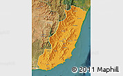 Political Map of Taolagnaro (F-Dauphin), satellite outside