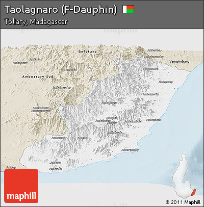 Classic Style Panoramic Map of Taolagnaro (F-Dauphin)