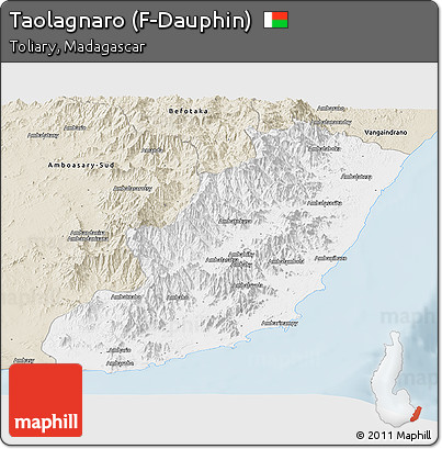 Classic Style Panoramic Map of Taolagnaro (F-Dauphin)