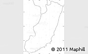 Blank Simple Map of Taolagnaro (F-Dauphin), no labels