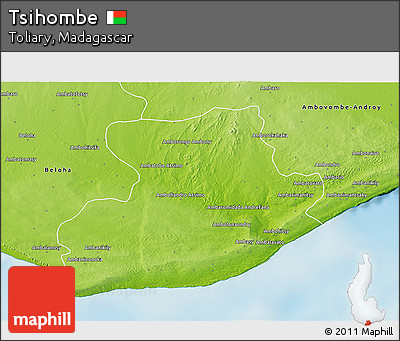 Physical 3D Map of Tsihombe