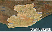 Satellite 3D Map of Tsihombe, darken