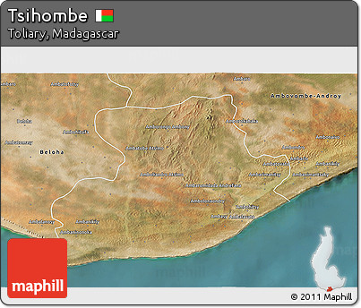 Satellite 3D Map of Tsihombe