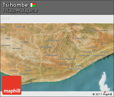 Satellite 3D Map of Tsihombe