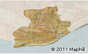 Satellite 3D Map of Tsihombe, lighten